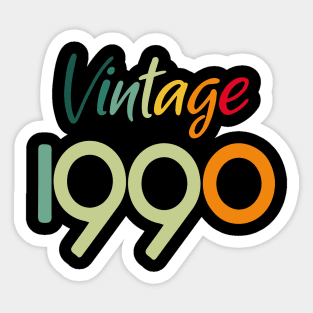 Vintage 1990 Sticker